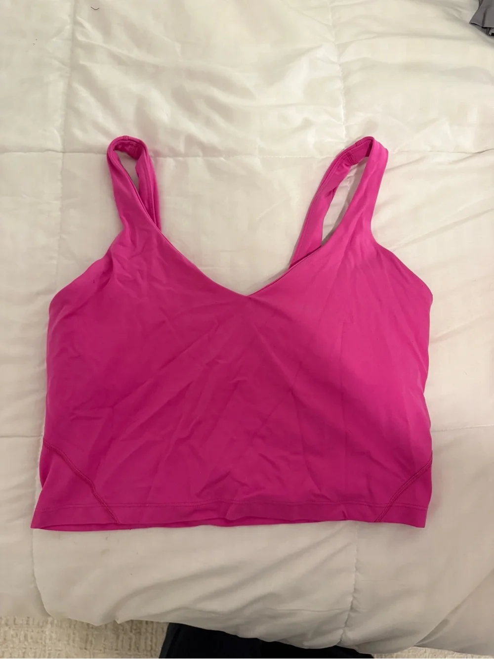 lululemon athletica Bright Fuchsia Scoop-Neck Sports Bra Tank